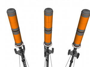 Sci fi mast 6 3D मॉडल