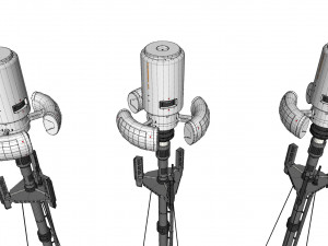 Sci fi mast 6 3D मॉडल