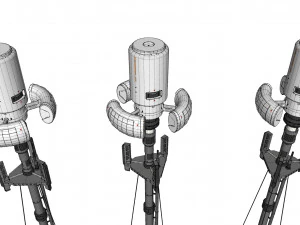 Sci fi mast 6 3D Model