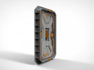 Sci fi door 22 3D Model