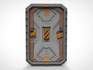 Sci fi door 22 3D मॉडल