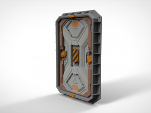 Sci fi door 22 3D मॉडल