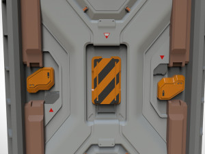 Sci fi door 22 3D मॉडल