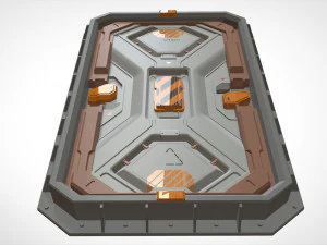 Sci fi door 22 3D Model