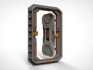 Sci fi door 22 3D मॉडल