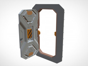 Sci fi door 22 3D मॉडल