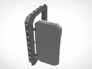 Sci fi door 22 3D मॉडल