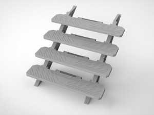 Sci-fi stairs 3 3D मॉडल