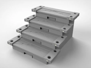 Sci-fi stairs 3 3D Model