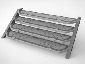 Sci-fi stairs 3 3D Model