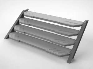 Sci-fi stairs 3 3D Model