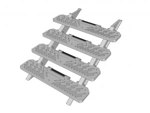 Sci-fi stairs 3 3D Model