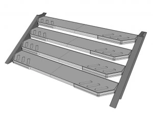 Sci-fi stairs 3 3D Model