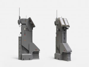 Antena de fic&ccedil;&atilde;o cient&iacute;fica 13 Modelo 3D