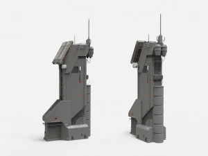 Antena de fic&ccedil;&atilde;o cient&iacute;fica 13 Modelo 3D