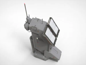 Antena de fic&ccedil;&atilde;o cient&iacute;fica 13 Modelo 3D