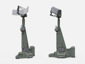 Antena de fic&ccedil;&atilde;o cient&iacute;fica 13 Modelo 3D