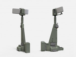 Sci fi antenna 13 3D मॉडल