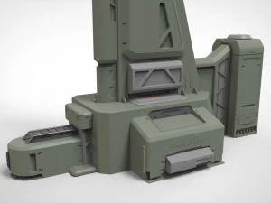 Antena de fic&ccedil;&atilde;o cient&iacute;fica 13 Modelo 3D