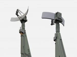 Antena de fic&ccedil;&atilde;o cient&iacute;fica 13 Modelo 3D