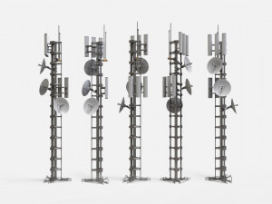 Sci fi antenna 13 3D मॉडल