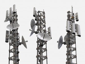 Sci fi antenna 13 3D मॉडल