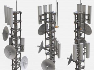 Sci fi antenna 13 3D मॉडल