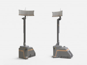 Sci fi antenna 13 3D मॉडल