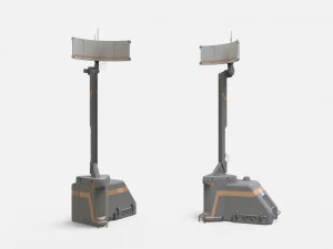 Antena de fic&ccedil;&atilde;o cient&iacute;fica 13 Modelo 3D
