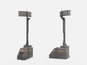 Sci fi antenna 13 3D मॉडल