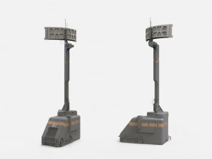 Antena de fic&ccedil;&atilde;o cient&iacute;fica 13 Modelo 3D