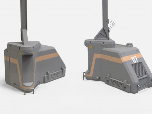Antena de fic&ccedil;&atilde;o cient&iacute;fica 13 Modelo 3D