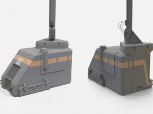Antena de fic&ccedil;&atilde;o cient&iacute;fica 13 Modelo 3D