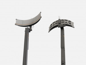 Sci fi antenna 13 3D मॉडल