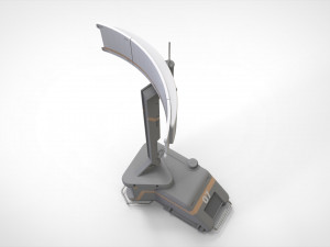 Sci fi antenna 13 3D मॉडल