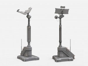 Sci fi antenna 13 3D मॉडल