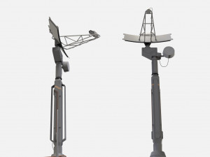 Sci fi antenna 13 3D मॉडल