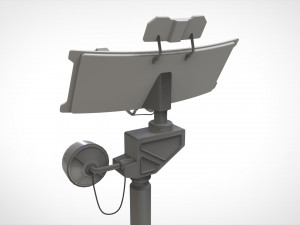 Sci fi antenna 13 3D मॉडल
