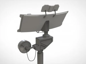 Antena de fic&ccedil;&atilde;o cient&iacute;fica 13 Modelo 3D