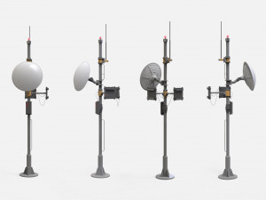 Sci fi antenna 13 3D मॉडल