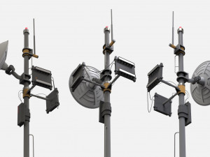 Sci fi antenna 13 3D मॉडल