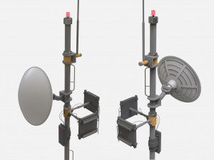 Sci fi antenna 13 3D मॉडल
