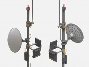Antena de fic&ccedil;&atilde;o cient&iacute;fica 13 Modelo 3D