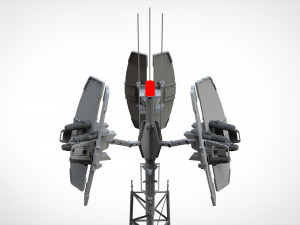 Sci fi antenna 14 3D मॉडल