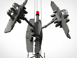 Sci fi antenna 14 3D मॉडल