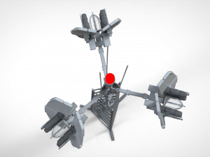 Sci fi antenna 14 3D मॉडल