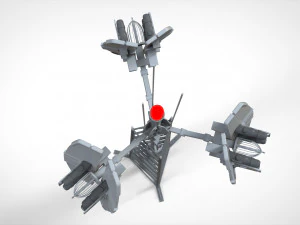 Sci fi antenna 14 3D Model