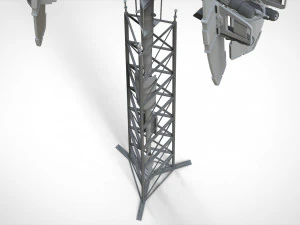 Sci fi antenna 14 3D Model