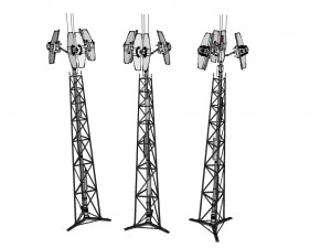Sci fi antenna 14 3D मॉडल
