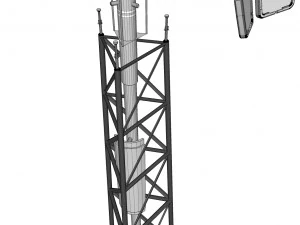 Sci fi antenna 14 3D Model